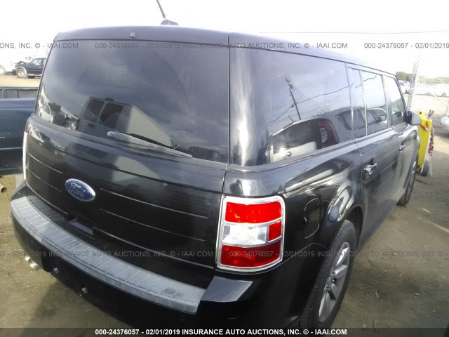 2FMDK51C49BA01094 - 2009 FORD FLEX SE BLACK photo 4