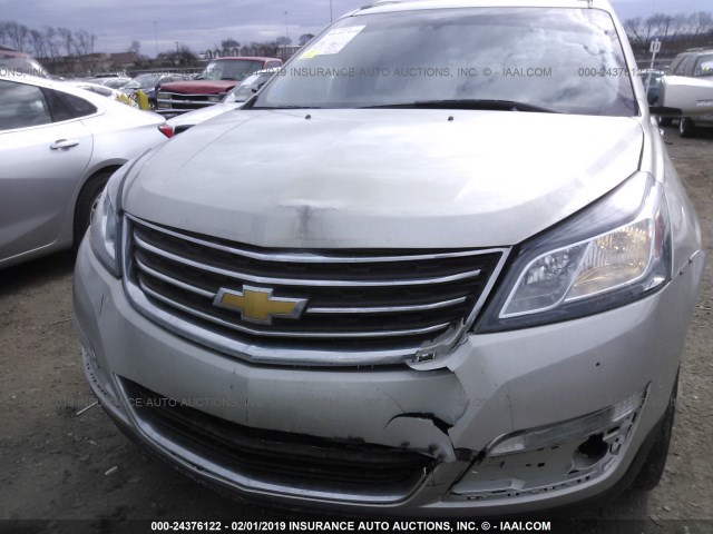 1GNKRJKD3EJ265640 - 2014 CHEVROLET TRAVERSE LTZ GOLD photo 6