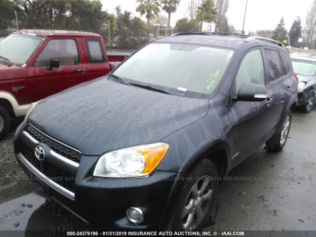 2T3YF4DV3AW023641 - 2010 TOYOTA RAV4 LIMITED GRAY photo 2