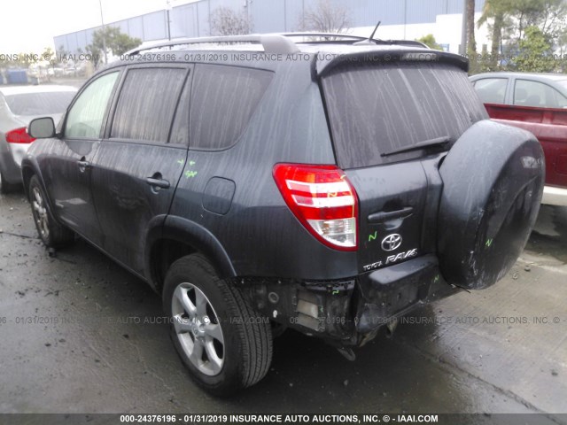 2T3YF4DV3AW023641 - 2010 TOYOTA RAV4 LIMITED GRAY photo 3