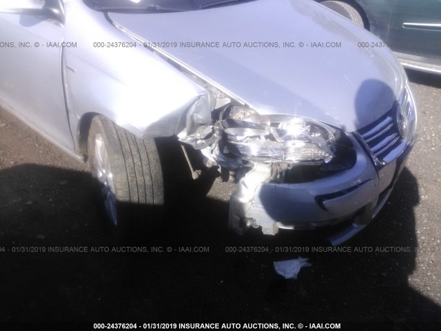 3VWEG71K37M202443 - 2007 VOLKSWAGEN JETTA WOLFSBURG 银色 照片 6