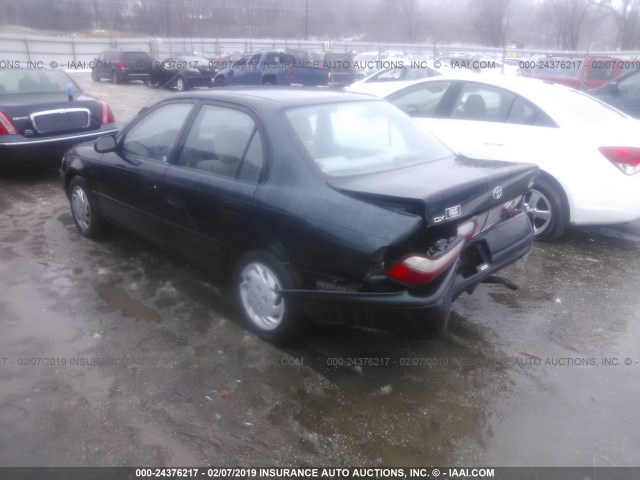 1NXBB02E9TZ490278 - 1996 TOYOTA COROLLA DX TEAL photo 3