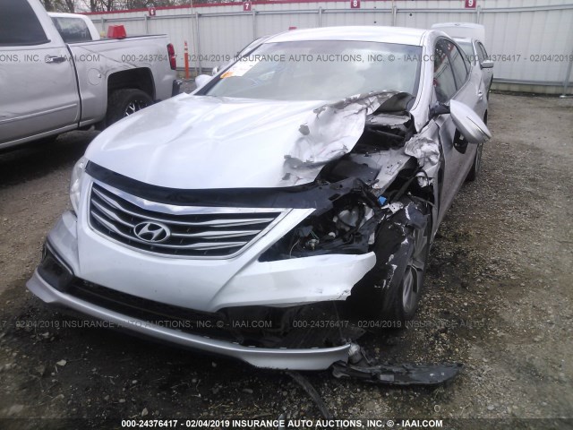 KMHFG4JG3FA442844 - 2015 HYUNDAI AZERA SILVER photo 6