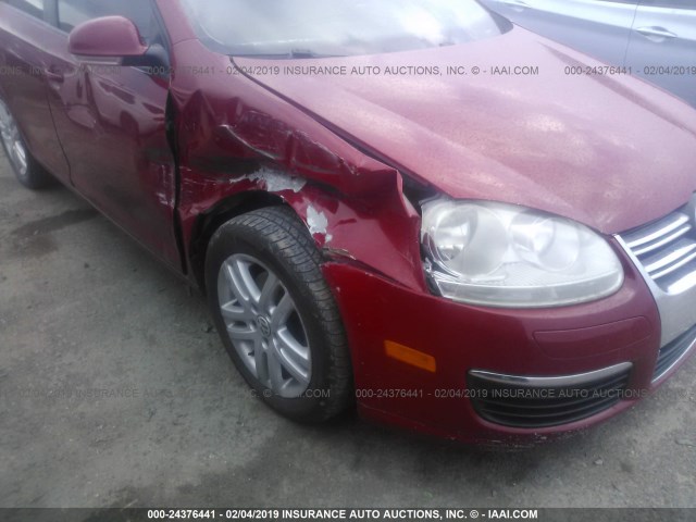 3VWHG71K67M023794 - 2007 VOLKSWAGEN JETTA 2.5 RED photo 6