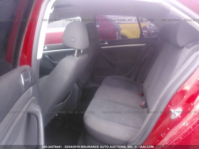 3VWHG71K67M023794 - 2007 VOLKSWAGEN JETTA 2.5 RED photo 8