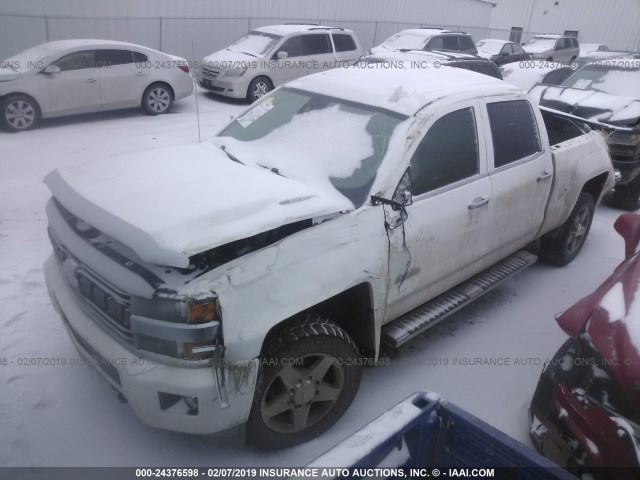 1GC1KXE88GF305727 - 2016 CHEVROLET SILVERADO K2500 HIGH COUNTRY WHITE photo 2