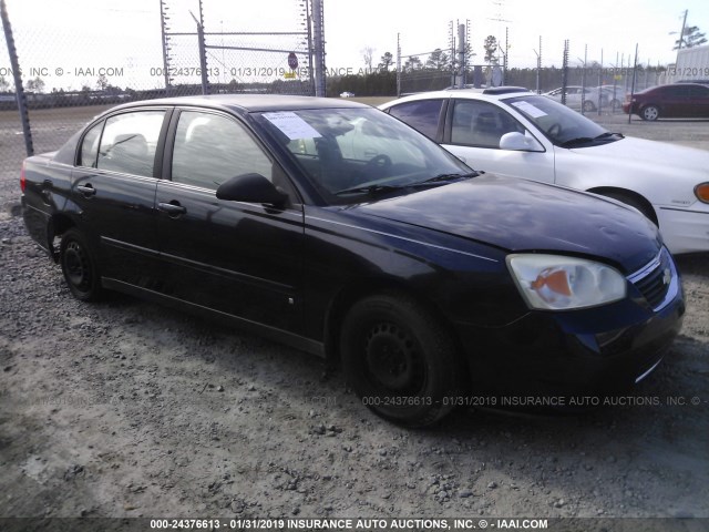 1G1ZS51F56F260331 - 2006 CHEVROLET MALIBU LS Mavi foto 1