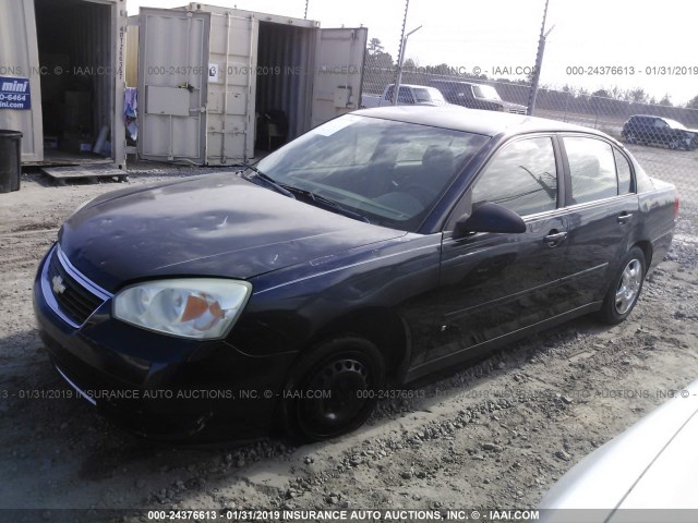 1G1ZS51F56F260331 - 2006 CHEVROLET MALIBU LS Mavi foto 2