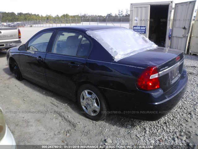 1G1ZS51F56F260331 - 2006 CHEVROLET MALIBU LS Mavi foto 3