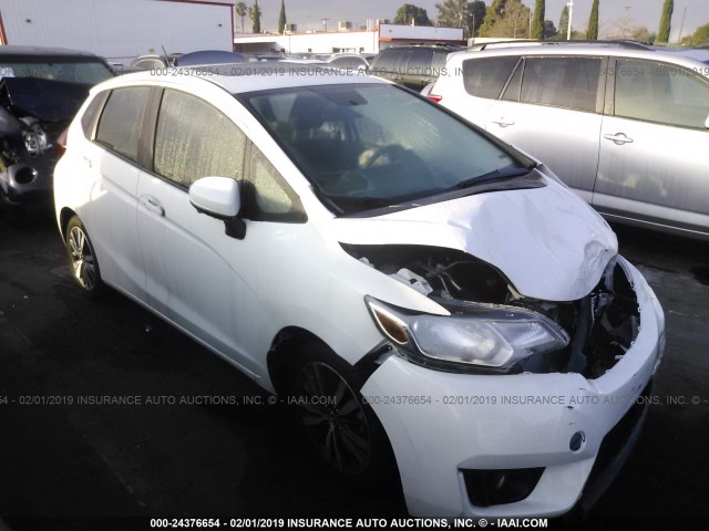 3HGGK5H71HM709778 - 2017 HONDA FIT EX/EXL WHITE photo 1