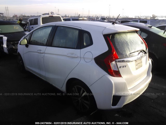 3HGGK5H71HM709778 - 2017 HONDA FIT EX/EXL WHITE photo 3