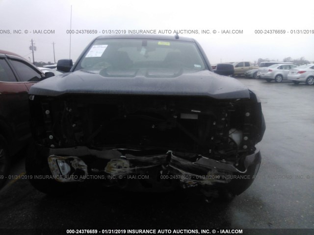 3GCUKREC9JG378219 - 2018 CHEVROLET SILVERADO K1500 LT BLACK photo 6