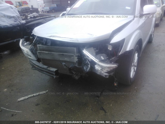 3C4PDCBB4ET142039 - 2014 DODGE JOURNEY SXT SILVER photo 6