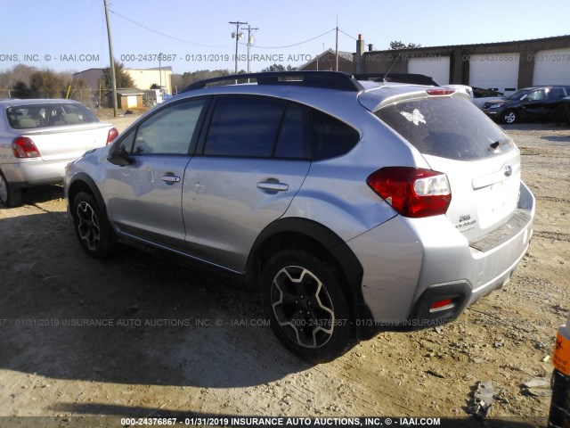 JF2GPAVC6D2817309 - 2013 SUBARU XV CROSSTREK 2.0 PREMIUM SILVER photo 3