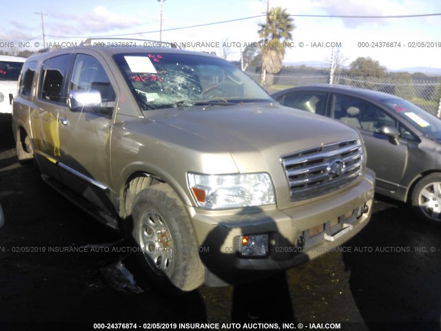 5N3AA08C34N808550 - 2004 INFINITI QX56 GOLD photo 1