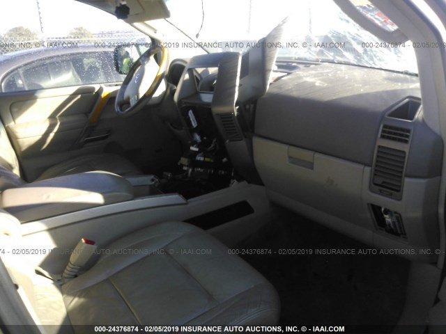 5N3AA08C34N808550 - 2004 INFINITI QX56 GOLD photo 5