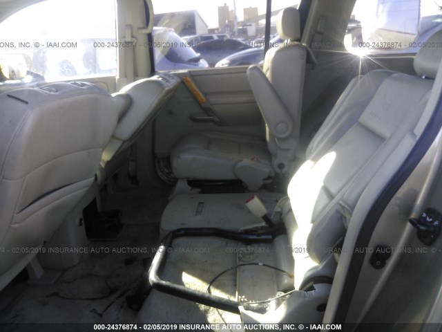 5N3AA08C34N808550 - 2004 INFINITI QX56 GOLD photo 8