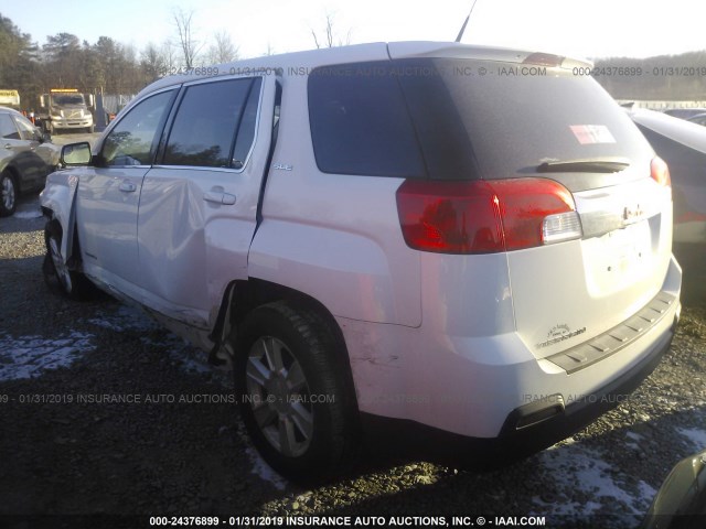 2GKALMEK4C6159455 - 2012 GMC TERRAIN SLE WHITE photo 3