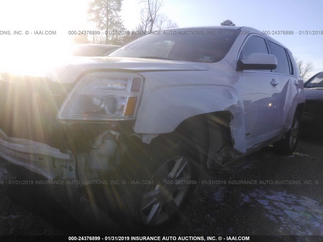 2GKALMEK4C6159455 - 2012 GMC TERRAIN SLE WHITE photo 6