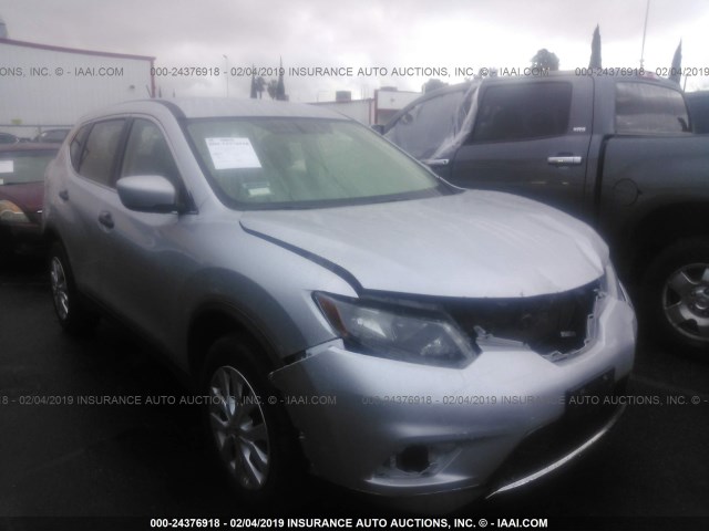 JN8AT2MT7GW009978 - 2016 NISSAN ROGUE S/SL/SV SILVER photo 1