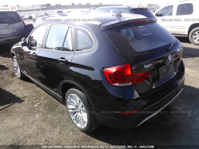 WBAVM1C51DVW44975 - 2013 BMW X1 SDRIVE28I BLACK photo 3