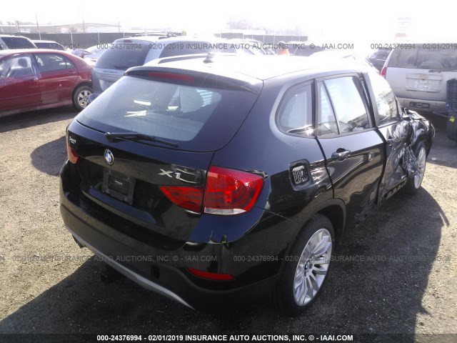 WBAVM1C51DVW44975 - 2013 BMW X1 SDRIVE28I BLACK photo 4