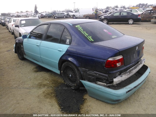 WBADD6320WBW46669 - 1998 BMW 528 I AUTOMATIC BLUE photo 3