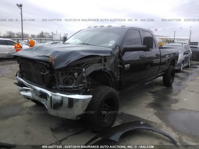 3D7UT2CL1BG588666 - 2011 DODGE RAM 2500 BLACK photo 2