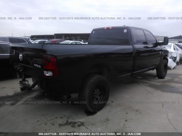 3D7UT2CL1BG588666 - 2011 DODGE RAM 2500 BLACK photo 4