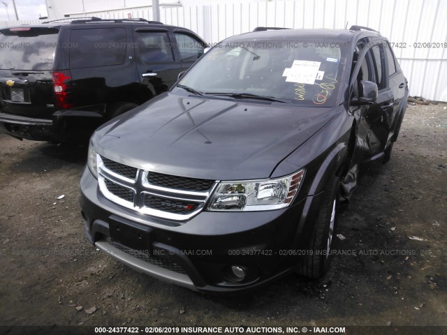 3C4PDCBG7GT157312 - 2016 DODGE JOURNEY SXT GRAY photo 2