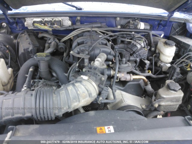 1FTKR4EE3BPA33952 - 2011 FORD RANGER SUPER CAB BLUE photo 10