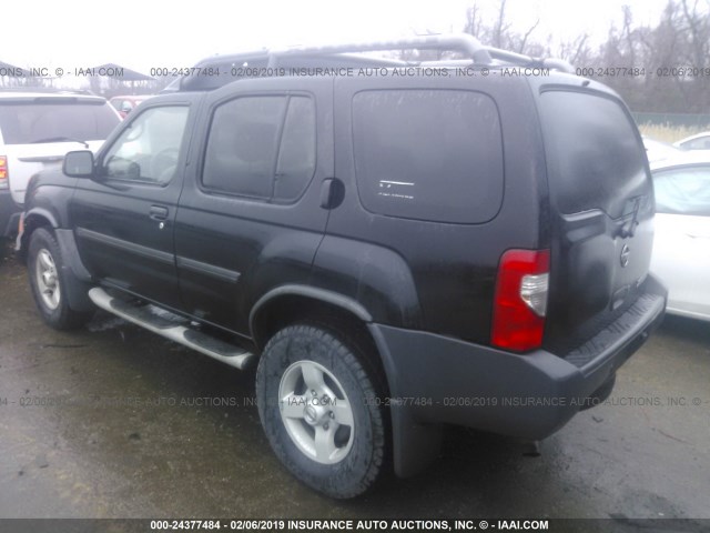 5N1ED28Y24C680807 - 2004 NISSAN XTERRA XE/SE BLACK photo 3