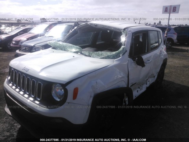 ZACCJAAB3JPG88331 - 2018 JEEP RENEGADE SPORT WHITE photo 6