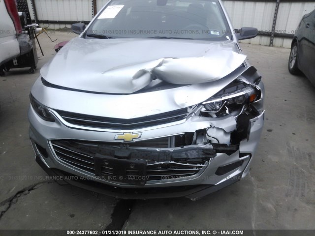 1G1ZB5ST8JF147437 - 2018 CHEVROLET MALIBU LS SILVER photo 6