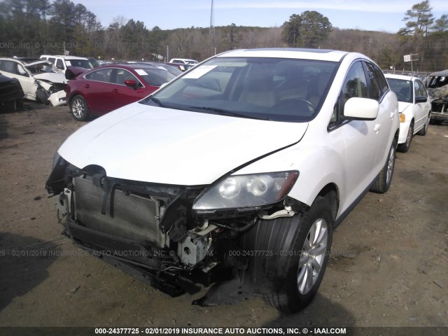 JM3ER2W55A0340540 - 2010 MAZDA CX-7 WHITE photo 6