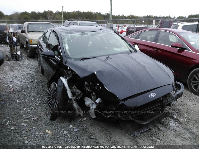 3FA6P0RU7HR356829 - 2017 FORD FUSION TITANIUM HEV BLACK photo 6