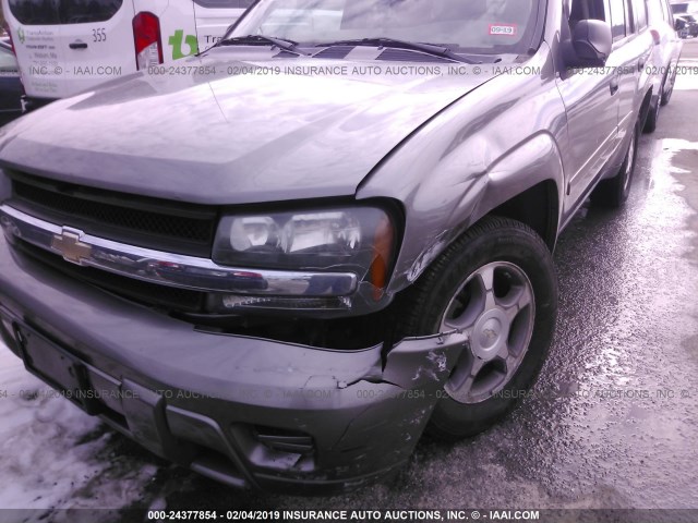 1GNDT13S272306229 - 2007 CHEVROLET TRAILBLAZER LS/LT TAN photo 6