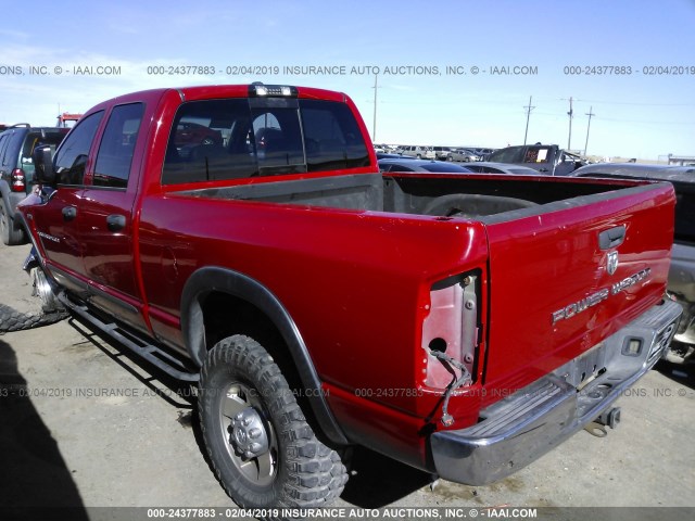 3D3KS28D88G113117 - 2008 DODGE RAM 2500 ST/SLT RED photo 3