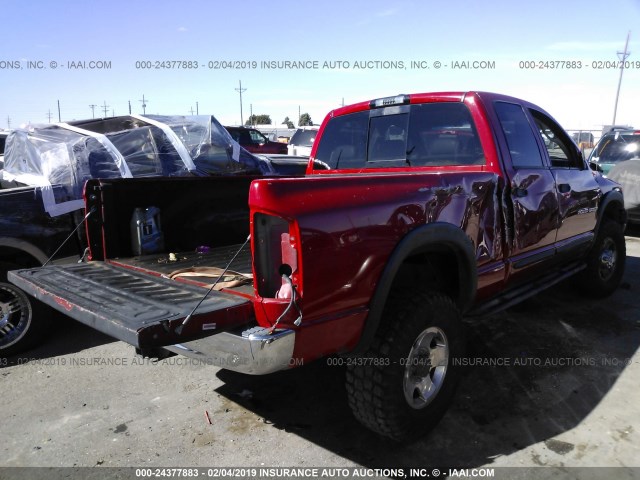 3D3KS28D88G113117 - 2008 DODGE RAM 2500 ST/SLT RED photo 4