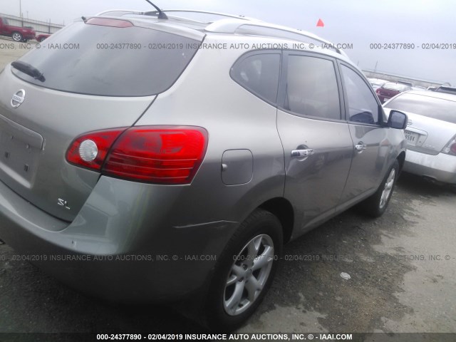 JN8AS5MT9AW008374 - 2010 NISSAN ROGUE S/SL/KROM GRAY photo 4