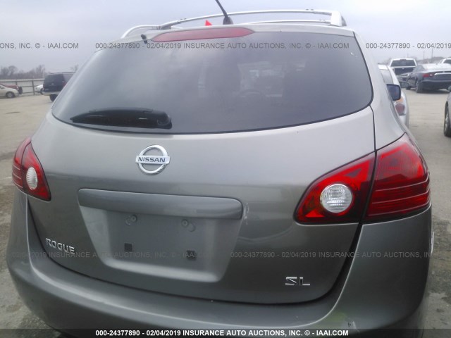 JN8AS5MT9AW008374 - 2010 NISSAN ROGUE S/SL/KROM GRAY photo 6