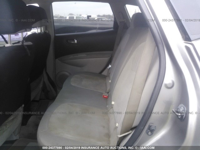 JN8AS5MT9AW008374 - 2010 NISSAN ROGUE S/SL/KROM GRAY photo 8