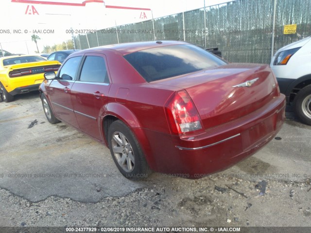 2C3KA53G87H895906 - 2007 CHRYSLER 300 TOURING RED photo 3