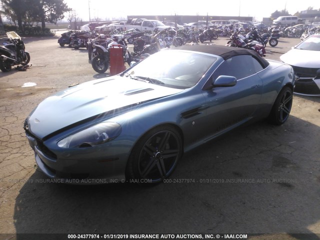 SCFAD02A06GB04703 - 2006 ASTON MARTIN DB9 VOLANTE TURQUOISE photo 2