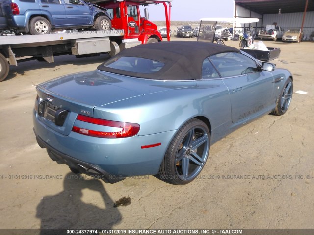 SCFAD02A06GB04703 - 2006 ASTON MARTIN DB9 VOLANTE TURQUOISE photo 4