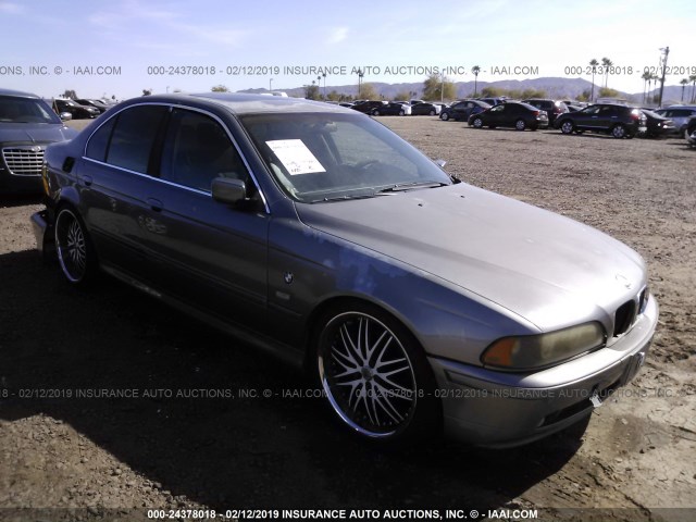 WBADT43432GY42658 - 2002 BMW 525 I AUTOMATIC GRAY photo 1