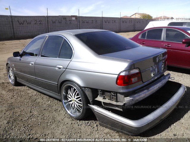 WBADT43432GY42658 - 2002 BMW 525 I AUTOMATIC GRAY photo 3