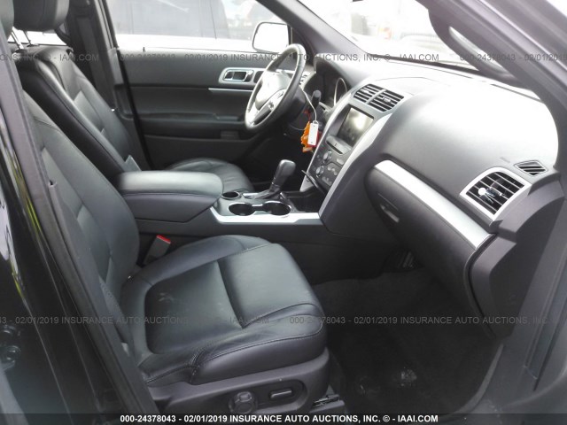 1FM5K7D87FGA55212 - 2015 FORD EXPLORER XLT BLACK photo 5