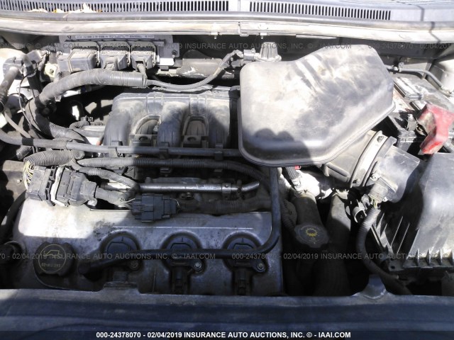 2FMDK48C27BA99569 - 2007 FORD EDGE SEL SILVER photo 10