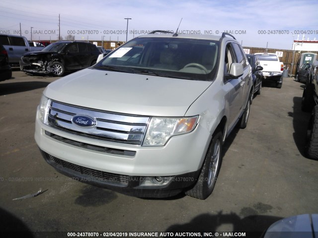 2FMDK48C27BA99569 - 2007 FORD EDGE SEL SILVER photo 2